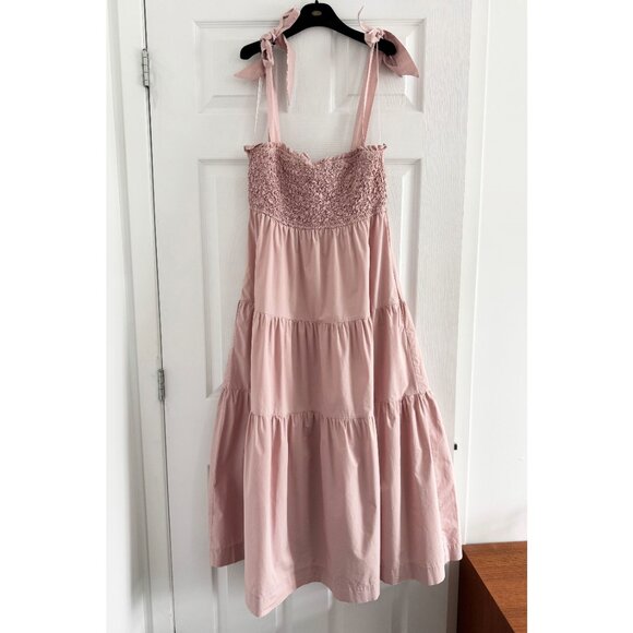 En Saison "Matisse" Tiered Dress in Pink, size Large - Picture 2 of 6
